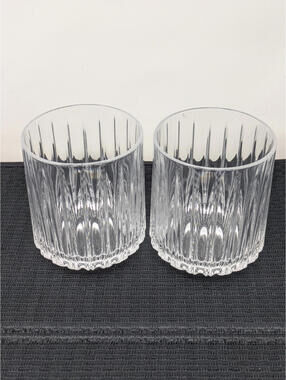 2x Nachtmann Jules Crystal Rocks Whiskey Tumblers 305ml